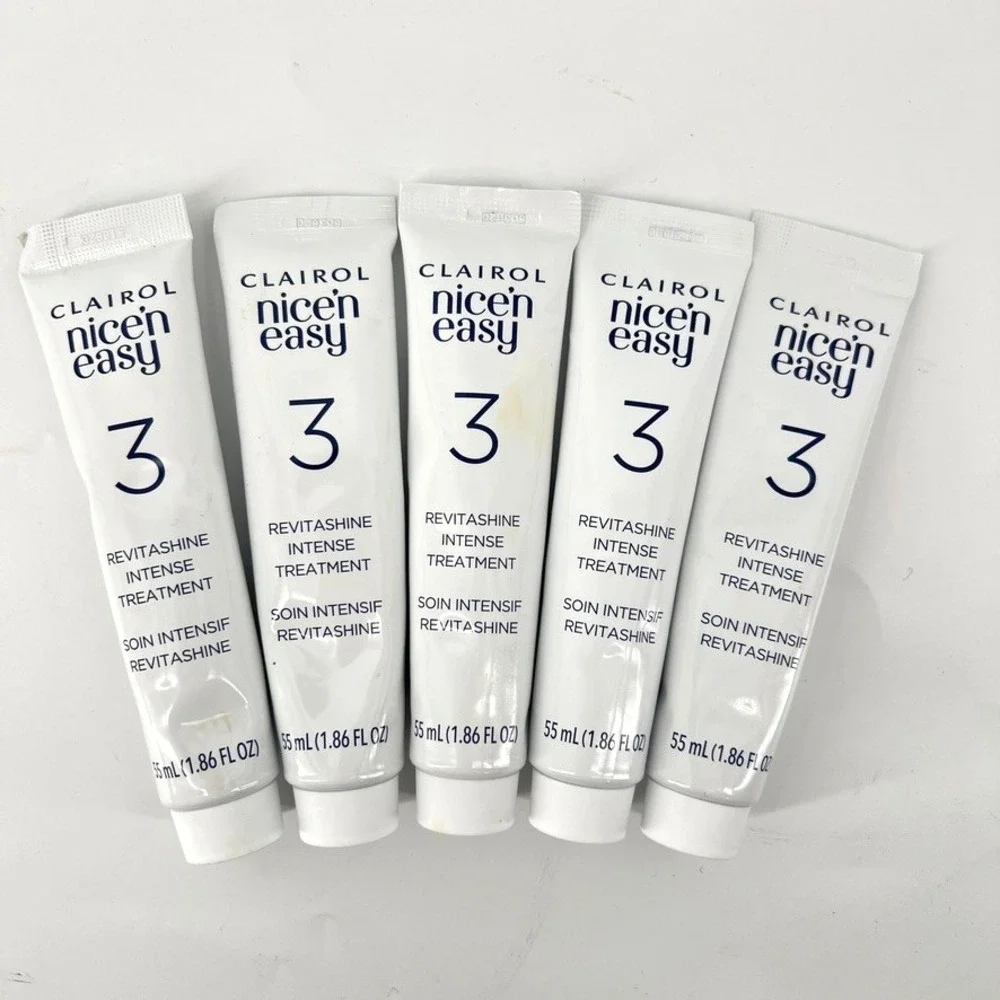 Lot Of 5 Clairol Nice'n Easy #3 Revitashine Intense Treatment New